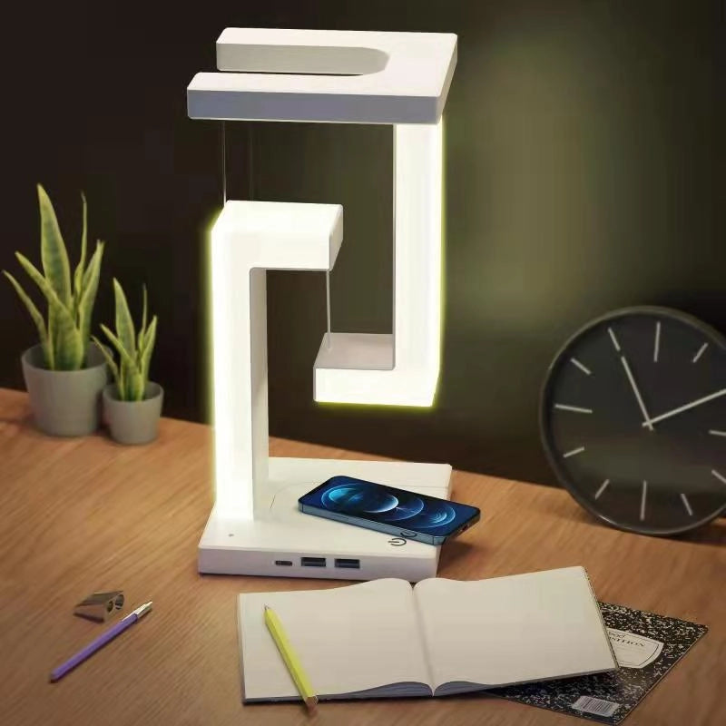 Wireless Charging Levitating Lamp