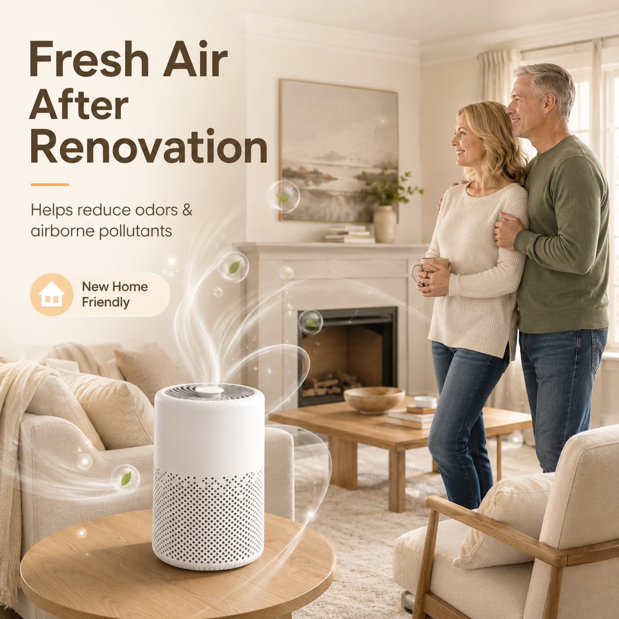 Smart Air Purifier Ultra Breathe Cleaner. Live Fresher.