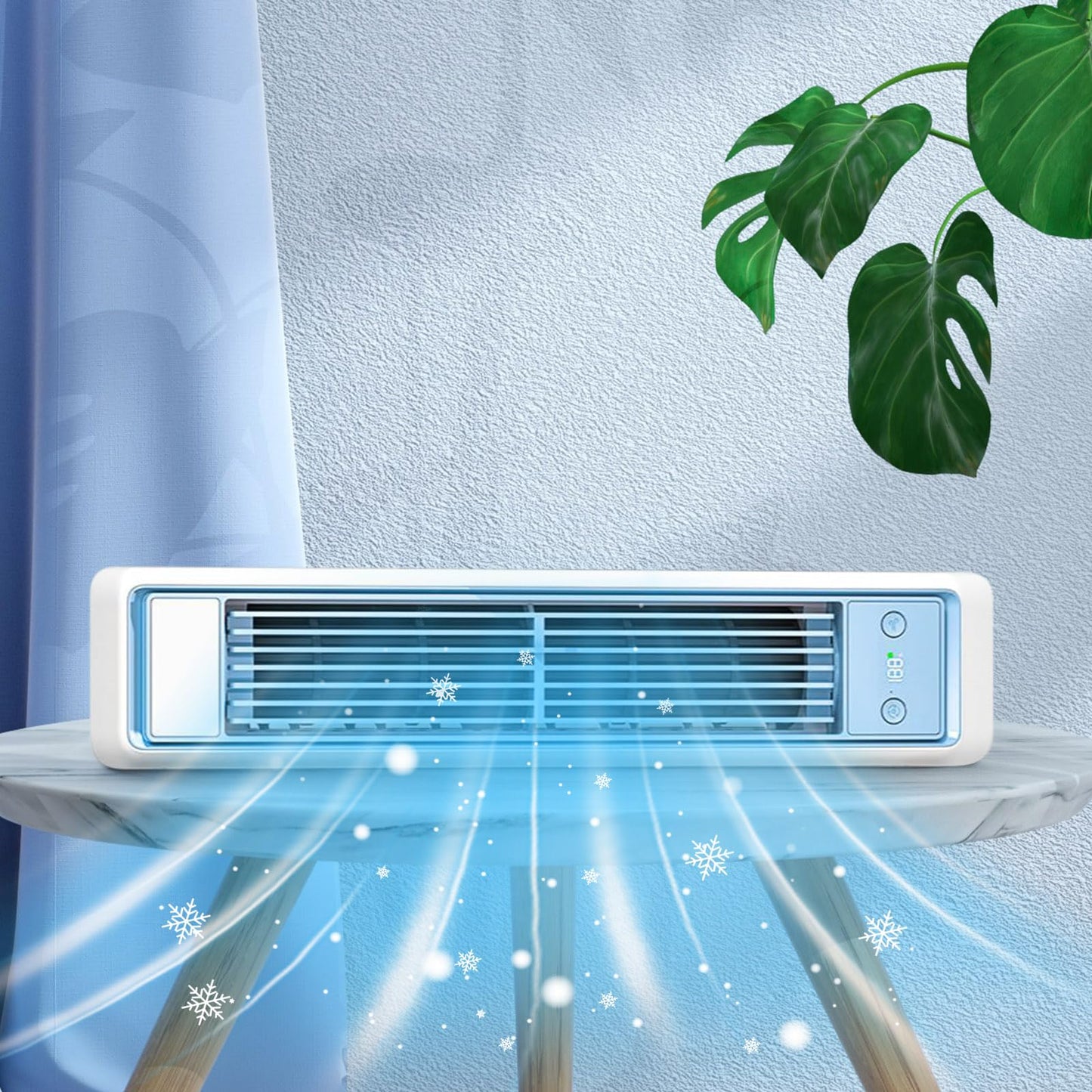 Portable Quiet Oscillating Tower Fan with Remote