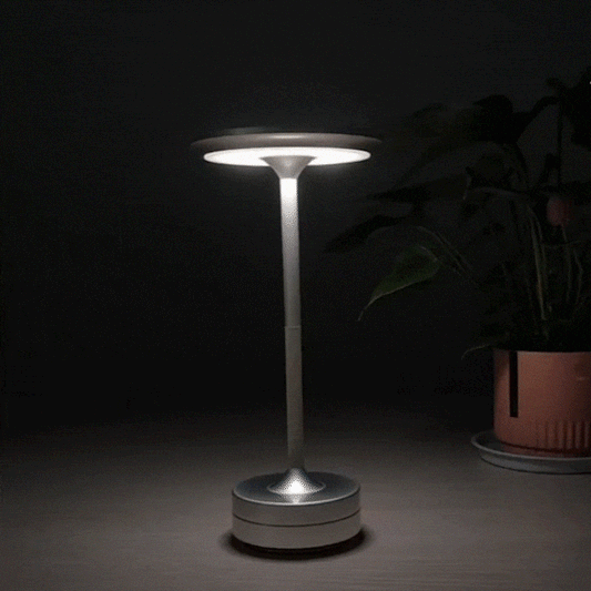 Cordless Table Lamp - Dimmable & Rechargeable Waterproof Desk Light