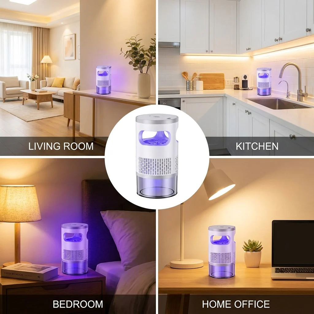 🦟UV Mosquito Killer Lamp – 🔇quiet, USB, chemical-free. 🌙