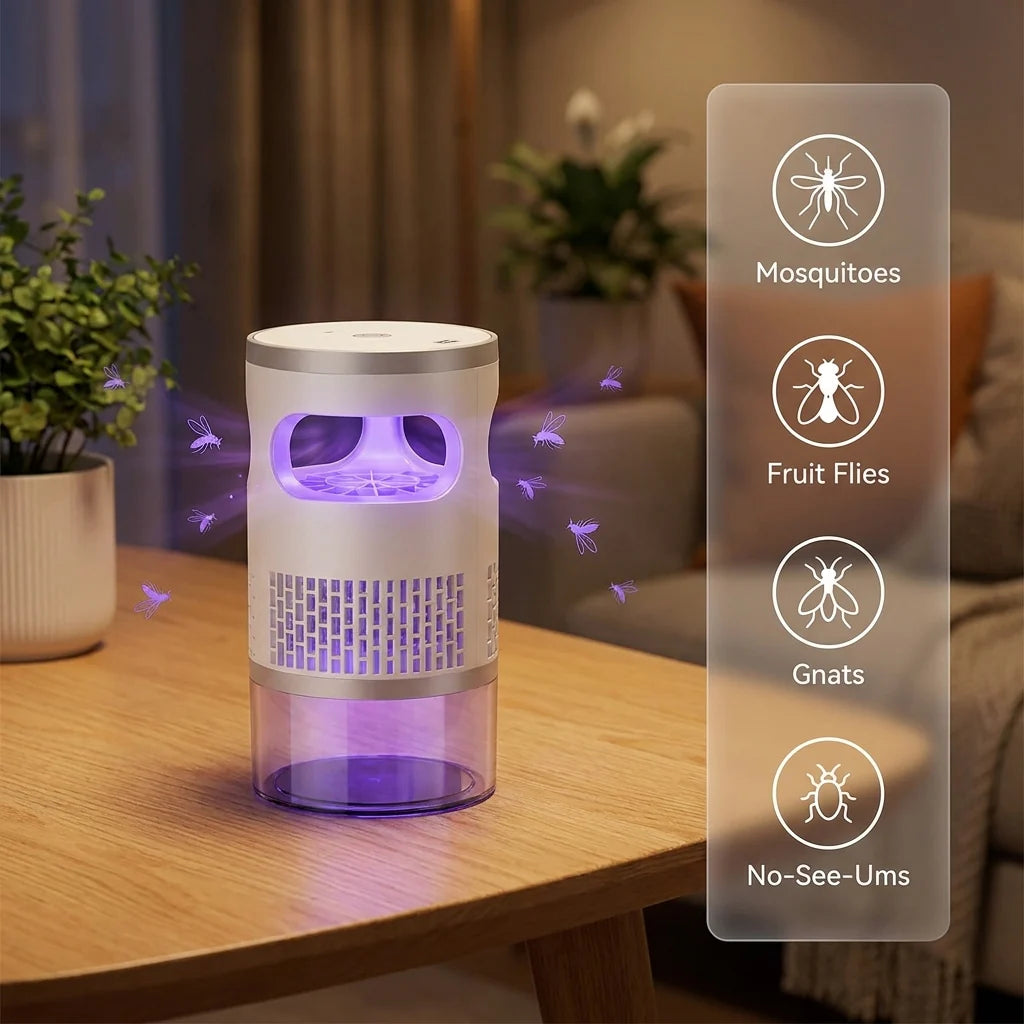 🦟UV Mosquito Killer Lamp – 🔇quiet, USB, chemical-free. 🌙