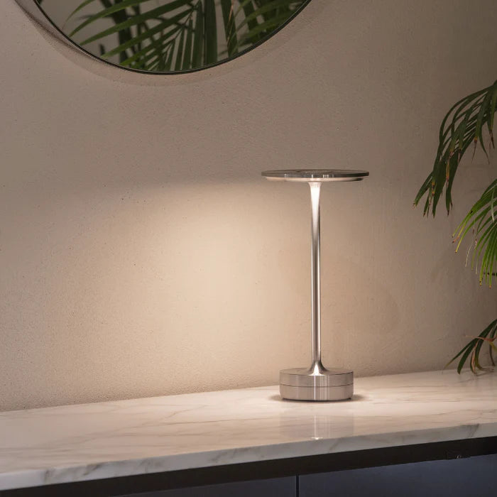 Cordless Table Lamp - Dimmable & Rechargeable Waterproof Desk Light