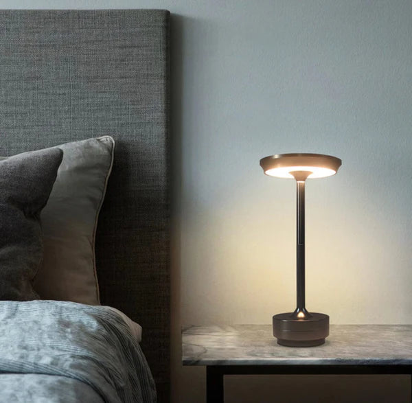 Cordless Table Lamp - Dimmable & Rechargeable Waterproof Desk Light