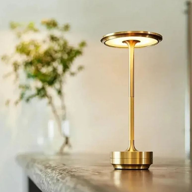 Cordless Table Lamp - Dimmable & Rechargeable Waterproof Desk Light