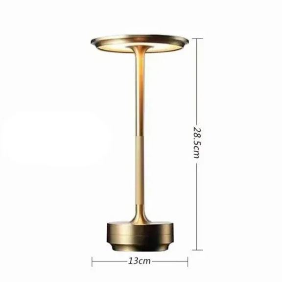 Cordless Table Lamp - Dimmable & Rechargeable Waterproof Desk Light
