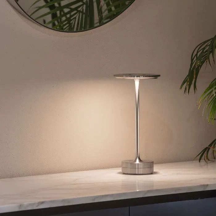 Cordless Table Lamp - Dimmable & Rechargeable Waterproof Desk Light