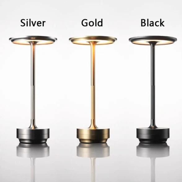 Cordless Table Lamp - Dimmable & Rechargeable Waterproof Desk Light