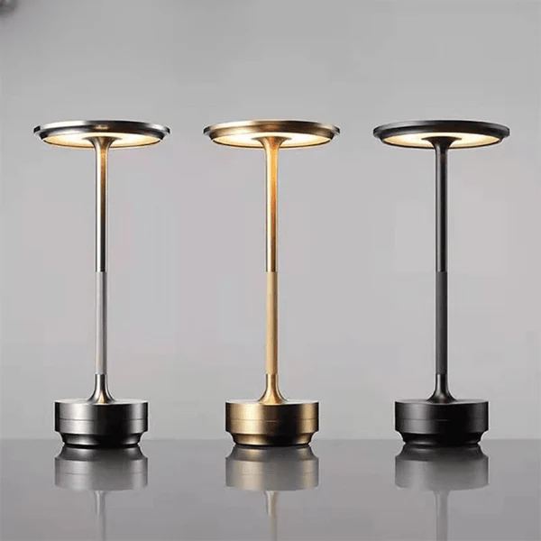 Cordless Table Lamp - Dimmable & Rechargeable Waterproof Desk Light