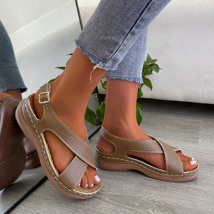 Solid Color Casual Women's Sandals