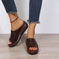 Women's Leather Sole Slippers