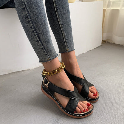 Solid Color Casual Women's Sandals