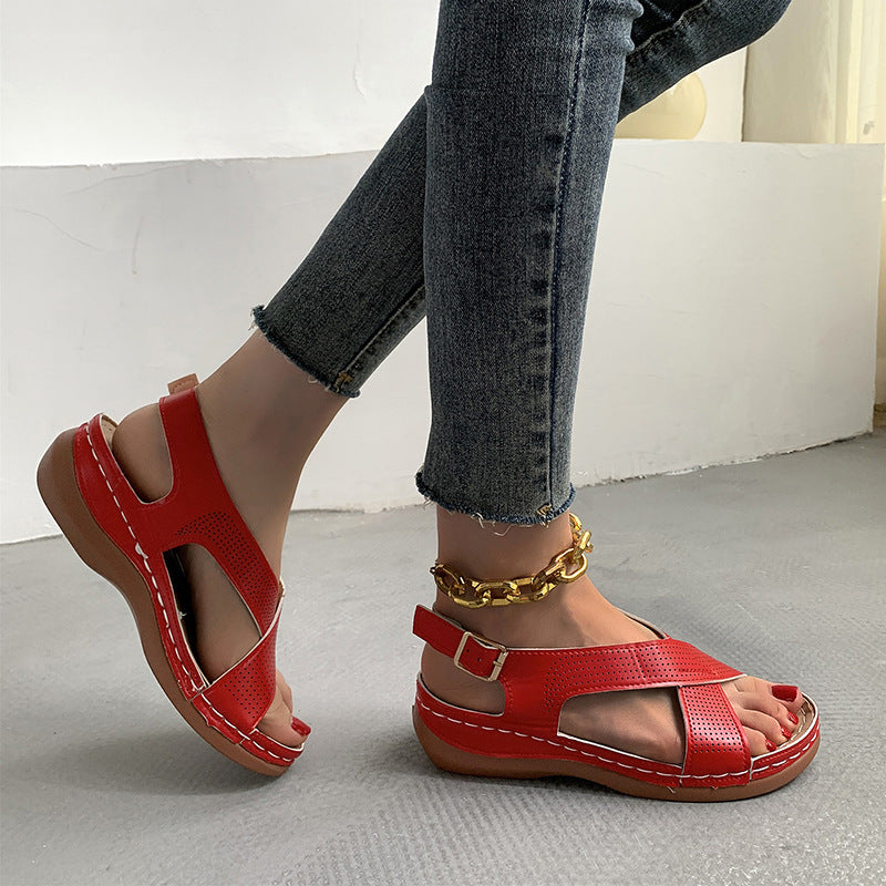 Solid Color Casual Women's Sandals