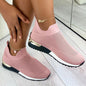 Elastic Slip-on Flat Shoes