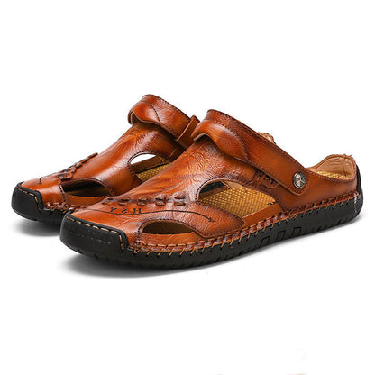 Men's Casual Breathable Handmade Leather Sandals