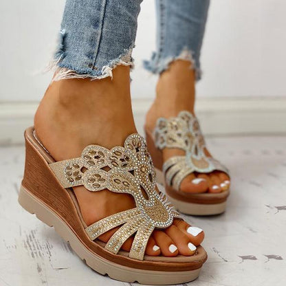 Women's Platform Wedge Casual Sandals