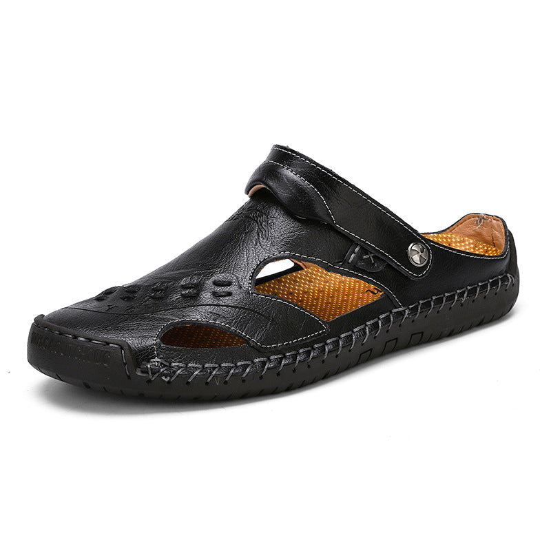 Men's Casual Breathable Handmade Leather Sandals