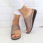 women's solid color toe sandals